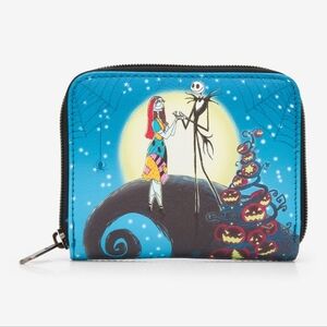Loungefly Disney Nightmare Before Christmas Jack And Sally Wallet NWT